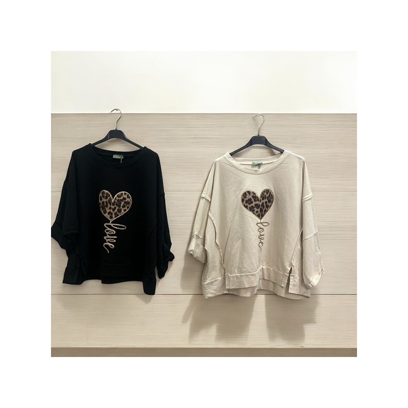 SUDADERA LV LOVE