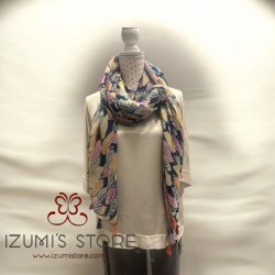 FOULARD MARINO HOJAS