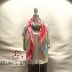 FOULARD LISTAS PASTEL