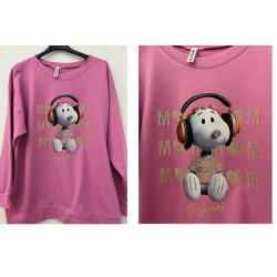 SUDADERA OVERSIZE SNOOPY