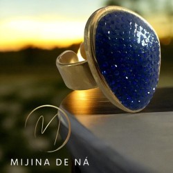 Aw26 Mdn Anillo Azul Brilli