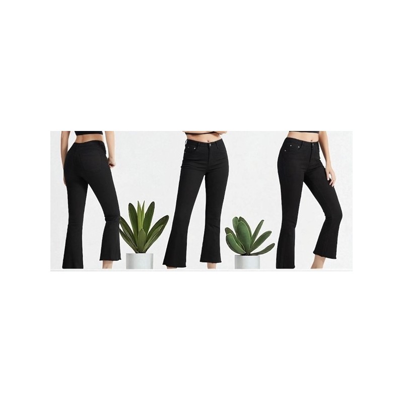 Pantalón Vaquero Negro Flequis Sister