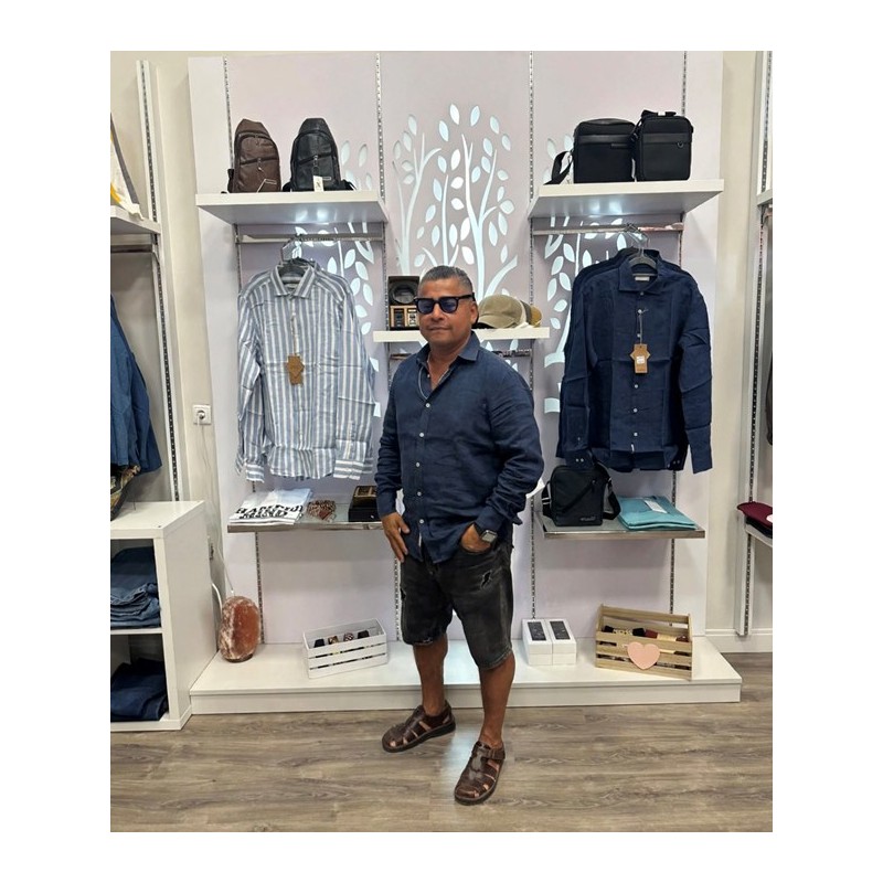 Camisa Chico Azul